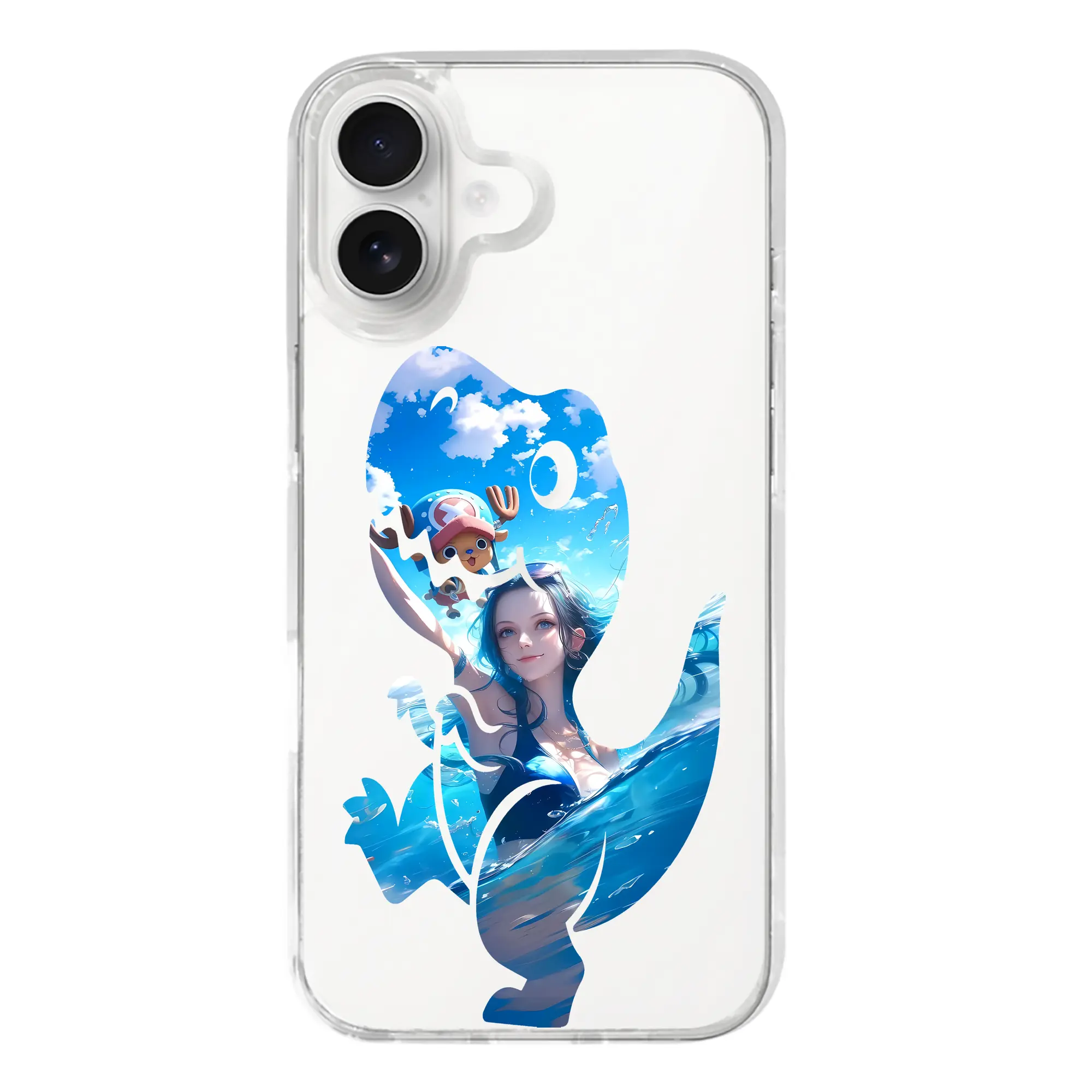 ワンピース グッズ ニコ・ロビン - iPhone 17シリーズ 透明スマホケース – 薄型・耐衝撃・精密フィット保護カバー